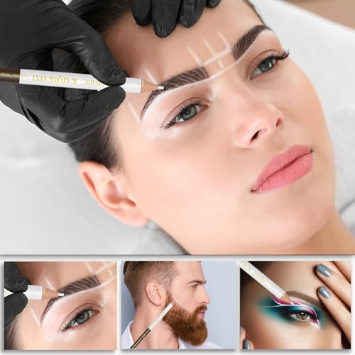 KAIQIKAIXI Waterproof Micro Eyebrow Pencil with Spoolie Brush