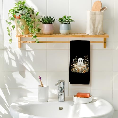 Halloween Ghost Hand Towels - Fall Bathroom Towel Color-5