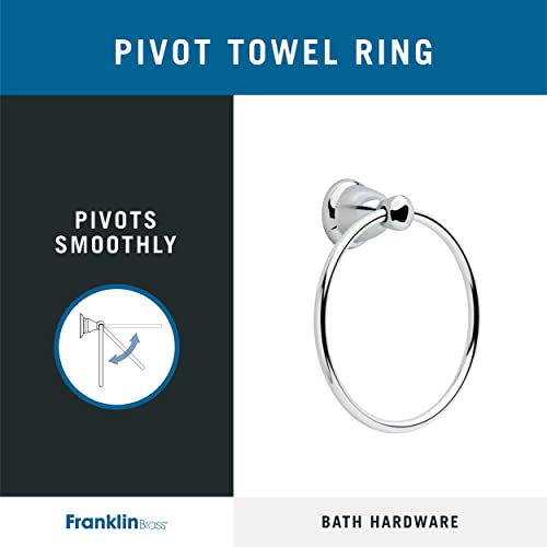 Franklin Brass Kinla Polished Chrome Hand Towel Holder - Wall Mounted