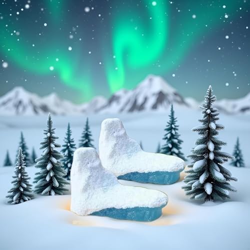 Arctic Iceberg Polar Bear Cake Toppers 2-Piece Winter Decor Set