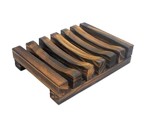 Handmade Natural Wood Soap Dish - Pine Wood Soap Holder