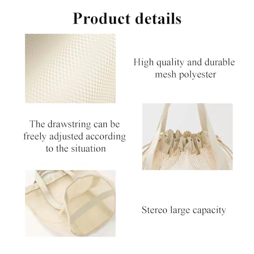 Zisqerts Portable Mesh Shower Caddy - Quick-Dry Toiletry Organizer, Purple
