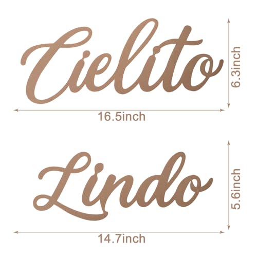 Cielito Lindo Felt Backdrop Sign for Baby Showers & Weddings
