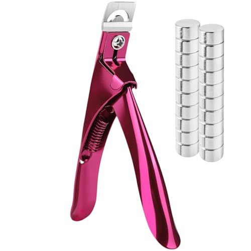 Yaya Acrylic False Nail Clipper with Length Measurement Magnets