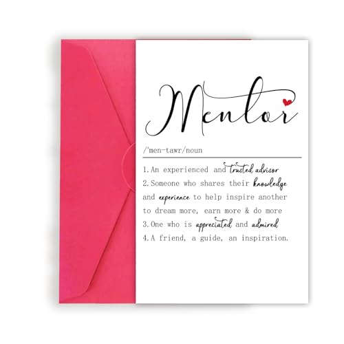 Unique Boss’s Day Mentor Card - Thank You Gift for Leaders