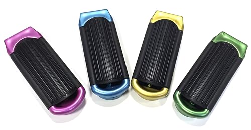 Bexter 4-Pack Travel Folding Hair Brush with Mirror Compact Pocket Size