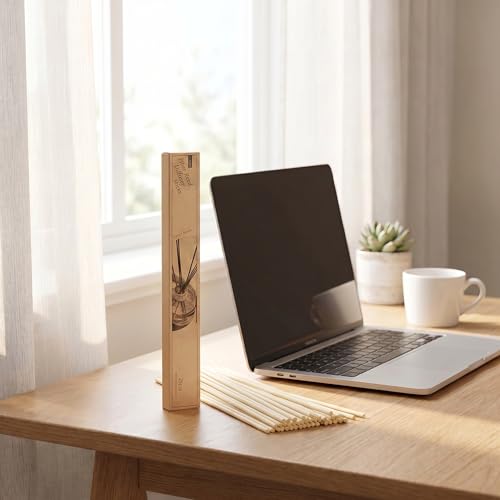 10-Inch Reed Diffuser Sticks - 25PCS Natural Rattan Refills