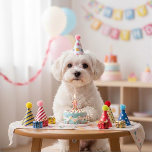 10 Cute Birthday Party Hats for Dogs and Cats