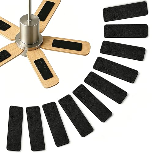 Fanluter 10 Pack Ceiling Fan Filters - Activated Carbon Odor Eliminators