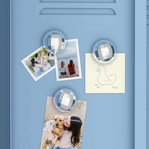 Disco Ball Magnets Set of 3 - Fun Locker & Fridge Decor