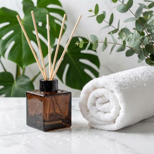 20 Pcs Reed Diffuser Replacement Sticks - 10 Black & 10 Natural