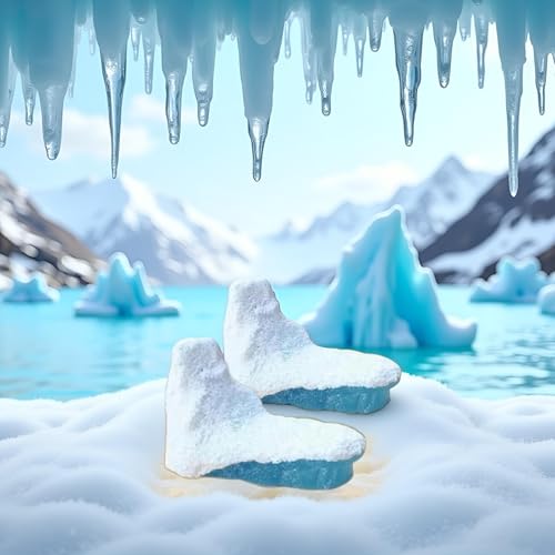 Arctic Iceberg Polar Bear Cake Toppers 2-Piece Winter Decor Set