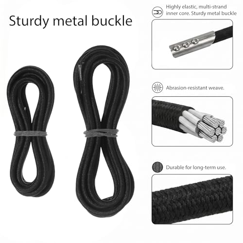 Heavy Duty Bungee Cords Replacement Kit for Outdoor Chairs - 4 Pack