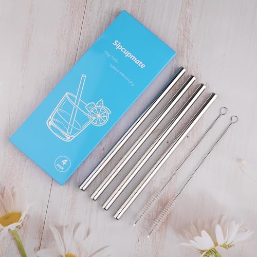 Sipcupmate Stainless Steel Replacement Straws for Owala 24/32oz Freesip