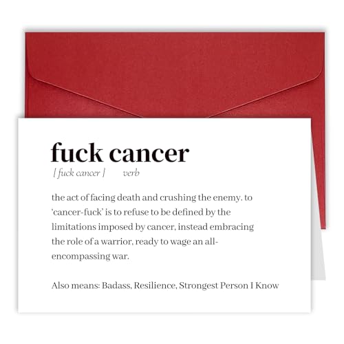 Funny Cancer Support Card - Encouragement Card for Patients