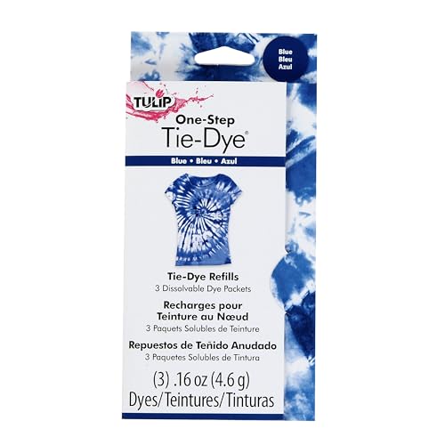 Tulip One-Step Tie-Dye Refill Pack - Blue, 3 Dissolvable Packets