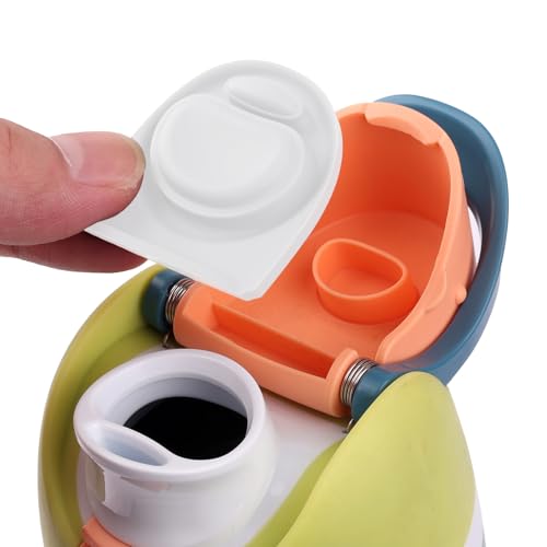 Bubrike Silicone Replacement Stopper for Owala FreeSip Lid - 4 Pack (Gray/White/Pink)