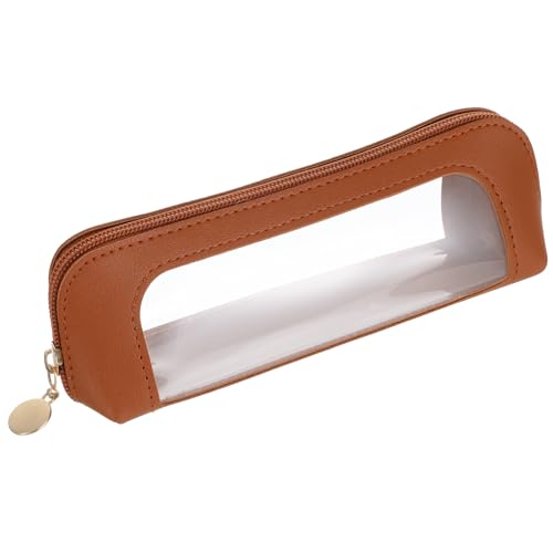 Sorcristy Double Sided Clear Makeup Bag Portable Travel Toiletry Organizer