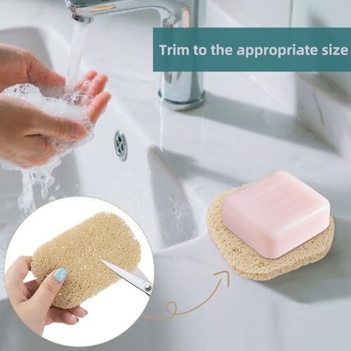 8 Pack Soap Pads for Bar Soap - Non-Slip Soap Holder & Saver