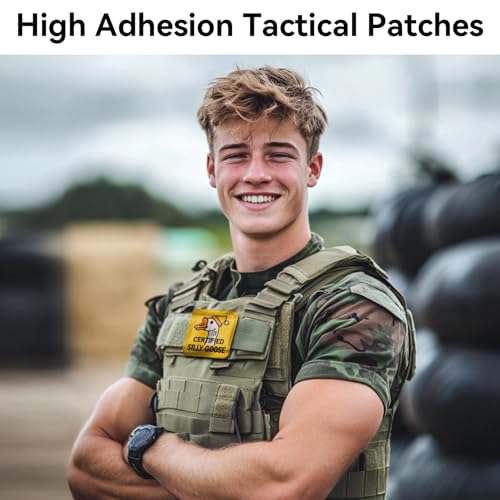 Certified Silly Goose Tactical Morale Patch - Hook and Loop 3-Pack
