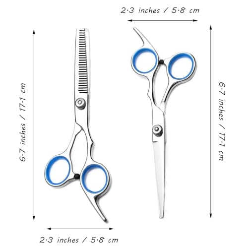 EastyGold Professional Hair Cutting Scissors Kit with Thinning Shears