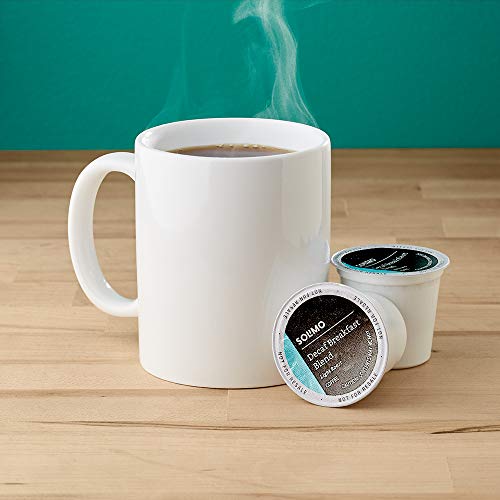 Solimo Decaf Breakfast Blend Coffee Pods, 100 Count - K-Cup Compatible