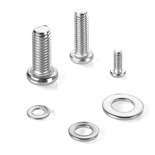HanTof Universal VESA TV Mount Hardware Kit - M4, M6, M8 Stainless Screws