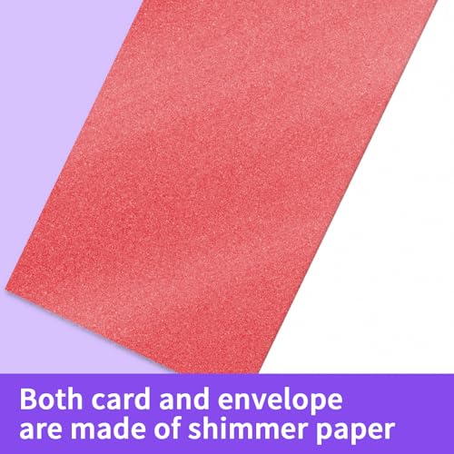 Funny Birthday Card with Shimmer Paper & Envelope - 8x5.3in