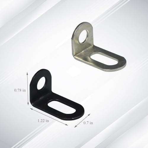 5 Stainless Steel L Brackets 18x20x31mm for Furniture & Shelves