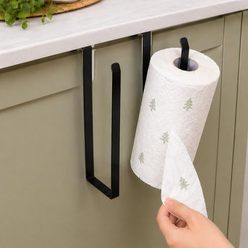 No-Drill Under Cabinet Paper Towel Holder - 2-Pack