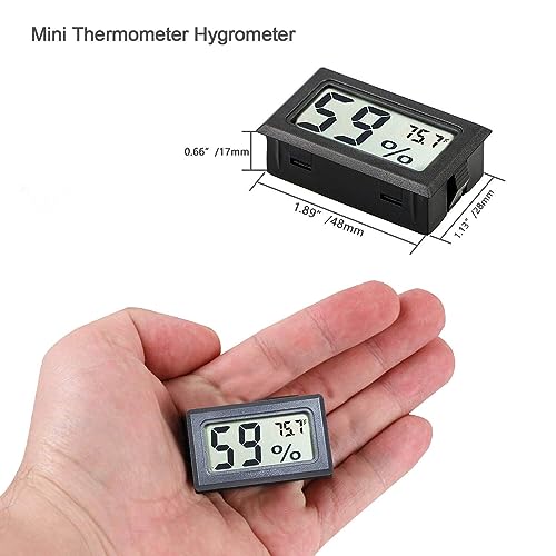 Goabroa Mini Digital Hygrometer Thermometer for Indoor Humidity & Temp