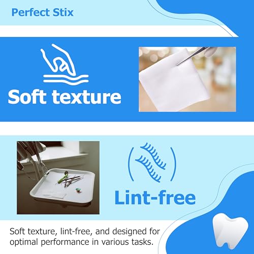 Non-Sterile 4-Ply Dental Sponges - 2 x 2 Inches, 1000 Count