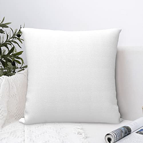 Personalized Photo Pillow Cover 12x12" - Custom Text & Image