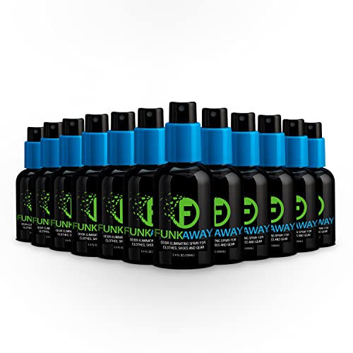 FunkAway Travel Size Odor Eliminator Spray - 3.4 oz, 12 Pack