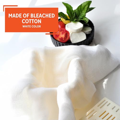 IMUSA Cotton Cheesecloth 35" x 70" - Washable & Reusable Strainer