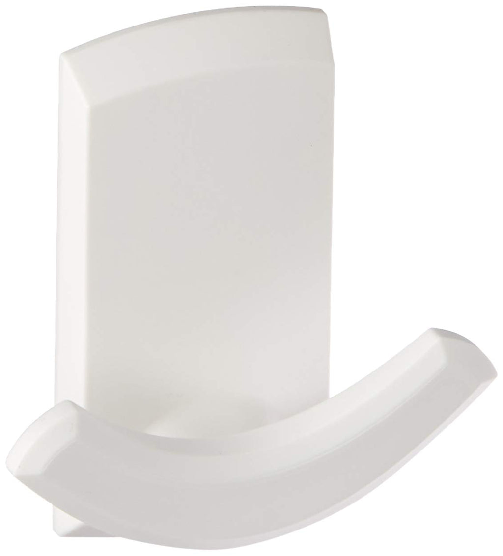 High & Mighty 515801 Double Plastic Hook, 20 lb, White