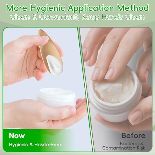 SmallCat Bamboo Deodorant Applicator & Makeup Spatula Mini Spoon