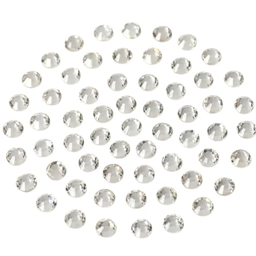 Diamonland Flatback Glass Crystal Rhinestones SS3 1440pcs for Nail Art and Crafts