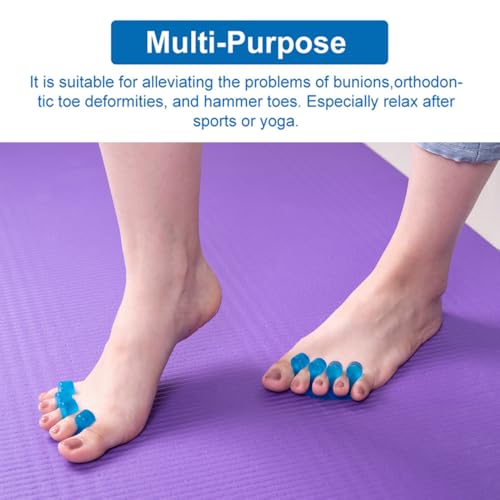 ZaxSota Gel Toe Separators for Pedicure, Bunion Relief & Nail Polish