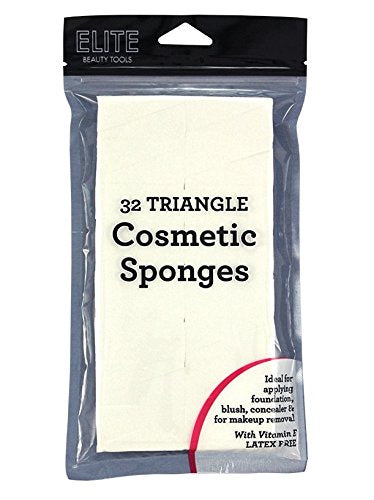 Swissco Elite Cosmetic Wedge Non Latex Sponges 32 Count
