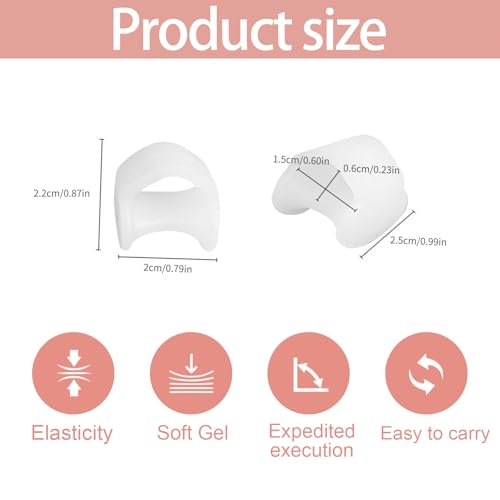 ZenithFast Gel Toe Separators for Overlapping Toes & Bunions 8PCS