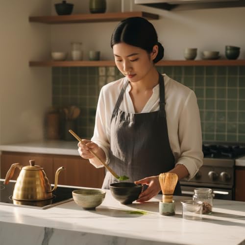 Japanese Bamboo Matcha Scoop Set - 18cm Traditional Tea Spoon