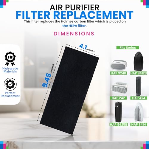 Bagean Carbon Pre Filter AER1 - 4 Pack for Holmes Air Purifiers