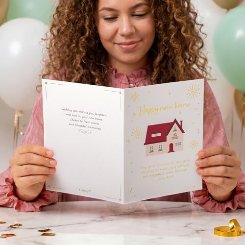 Crisky 3D Pop Up New Home Greeting Card - Housewarming Moving Gift