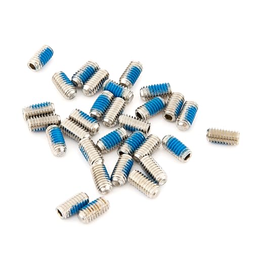 30 PCS 8mm Stainless Steel Flat Pedal Pin Upgrade Kit, Used As Replacement Pedal Pins on Kids¡¯ MTB Pedals, Mountain Bicycle Pedal Pin Kit for Mountain Bike Pedals Crankbrothers Pedals