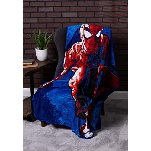 Northwest Spider-Man Silk Touch Throw Blanket, 46" x 60", Spidey Splash