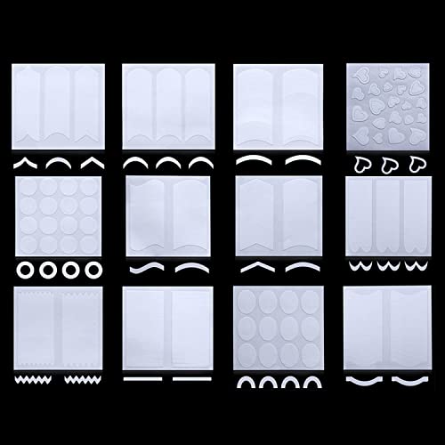 WOKOTO 72 Sheets French Nail Sticker Guides Assorted Designs