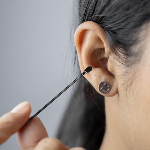 12-Piece Earwax Removal Kit with PU Leather Case & Carbon Steel Curettes