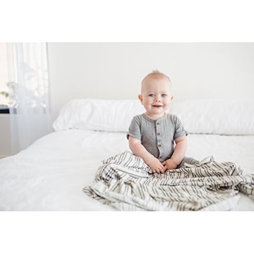 Copper Pearl Large Premium Knit Baby Swaddle Receiving Blanket Midtown