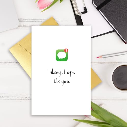 GVMGVM Long Distance Miss You Card Gift for Boyfriend Girlfriend Husband Wife - Variation #2